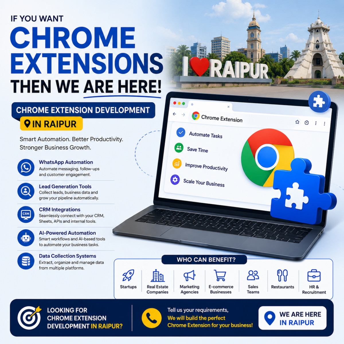 Chrome Extensions in raipur | Developerbox AI Factory