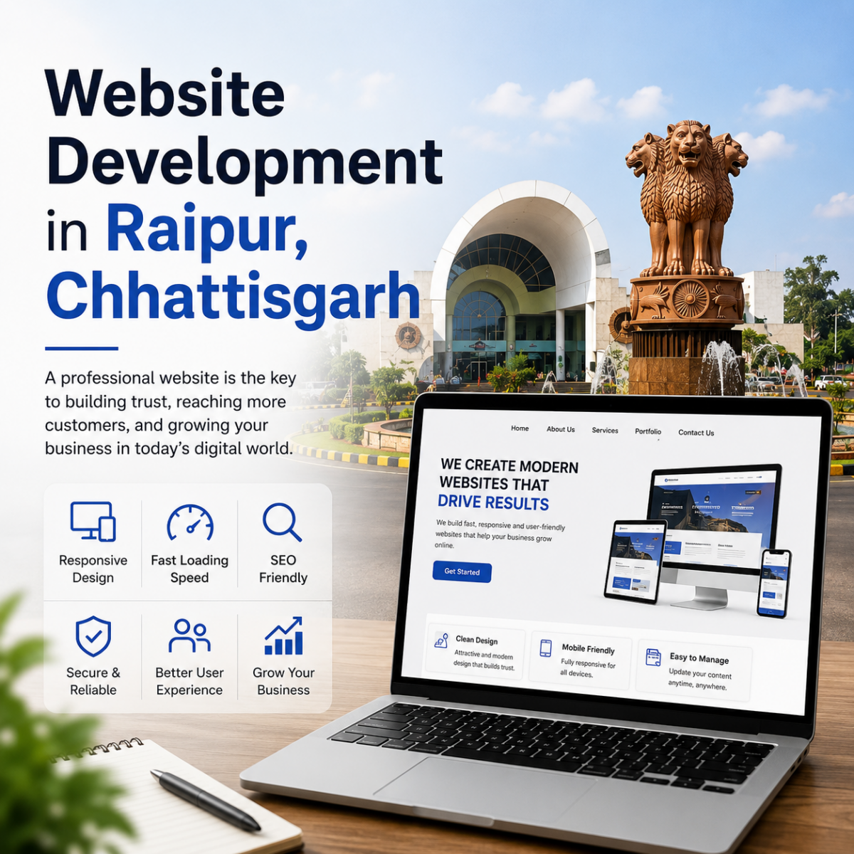 Website Development in Raipur, Chhattisgarh:  Developerbox in raipur